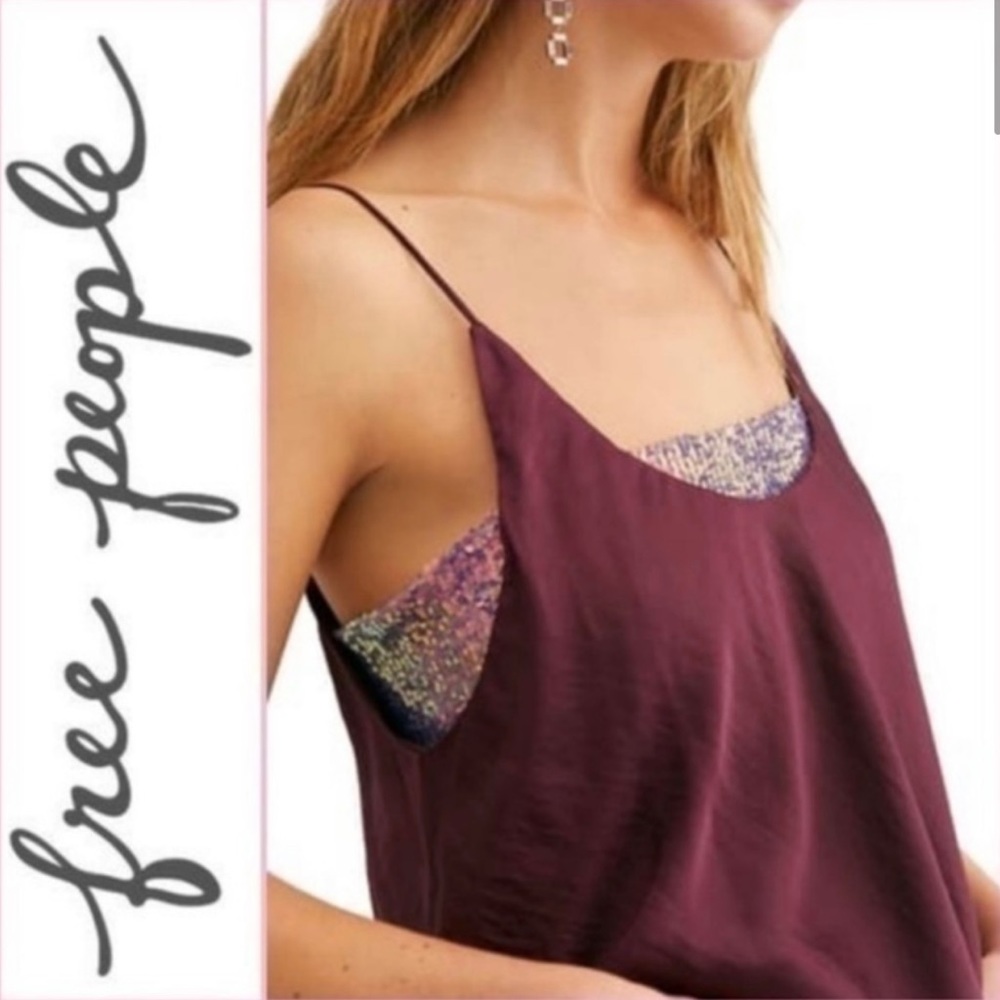 Free People Turn It On Cami Top Large